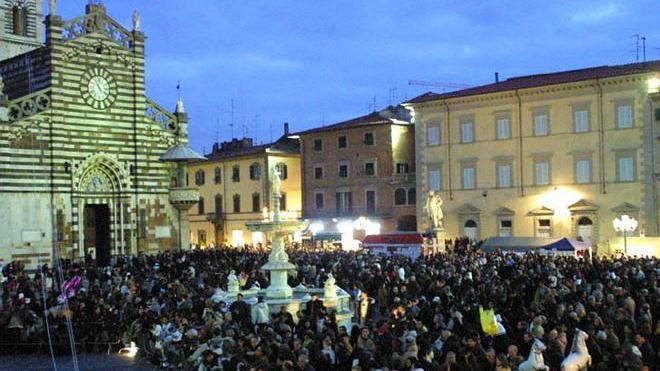 Musica e immagini in piazza Duomo per brindare al nuovo anno