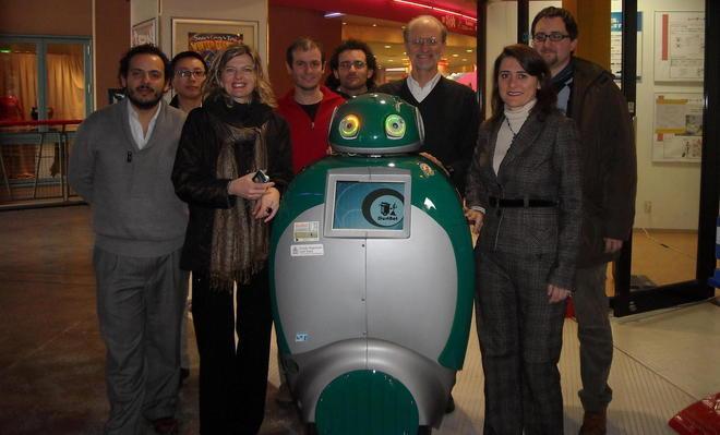 Il robot-spazzino fa la star in Russia