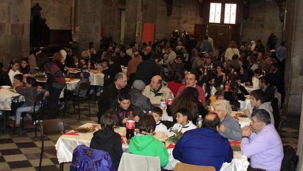 Un pranzo di Natale per i poveri