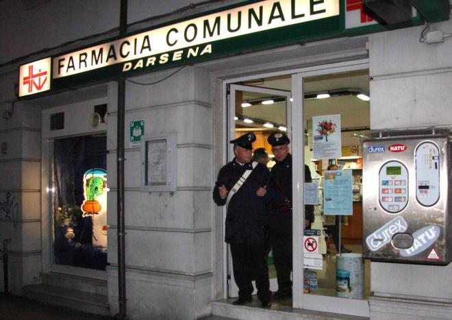 Colpo in farmacia da 500 euro 