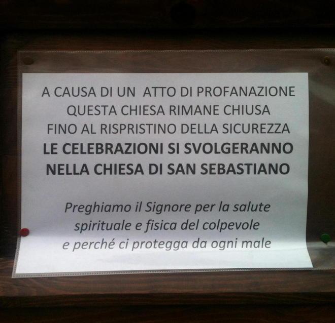 Ieri sera la veglia per la salute del colpevole