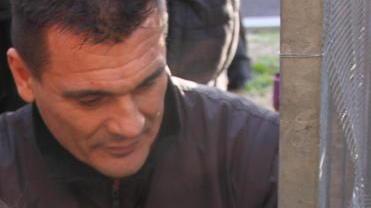 Cane incastrato tra le sbarre del cancello
