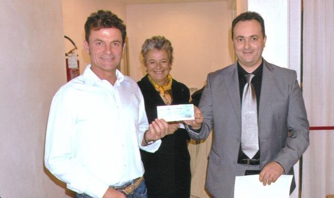 Bargecchia dona 4mila euro al Meyer