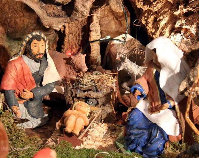 La Natività costruita sull’acqua