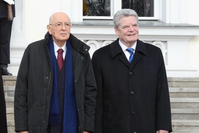 Napolitano e Gauck in visita a Sant’Anna di Stazzema 