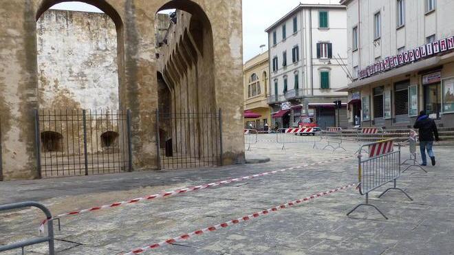Spazzatrice perde olio in centro