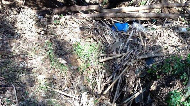 Un fosso che da troppo tempo funziona da discarica abusiva