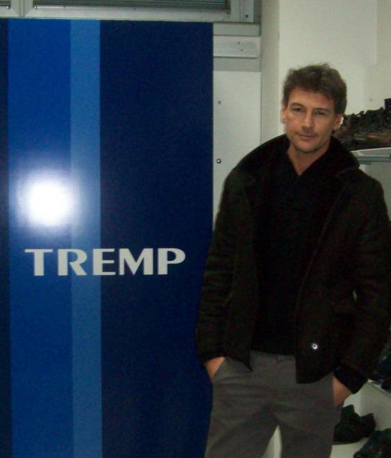 L’attore Farnesi in visita alla Tremp