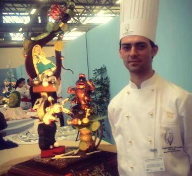 Diego Poli, pasticcere-artista incanta tutti alla Tirreno Ct 