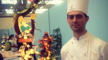 Diego Poli, pasticcere-artista incanta tutti alla Tirreno Ct