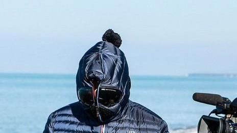 Il marchio U Boat di Italo Fontana sul piumino di Grillo