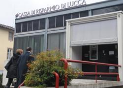 Rapina alla Cassa di Risparmio a San Concordio 