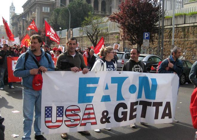 Eaton, sit-in a oltranza per Rossi 