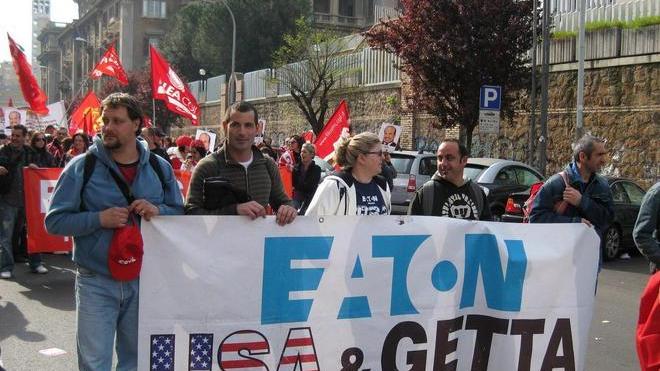 Eaton, sit-in a oltranza per Rossi