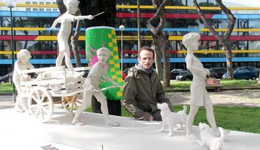 Una scultura di Libero Maggini per abbellire la piazzetta Viani 