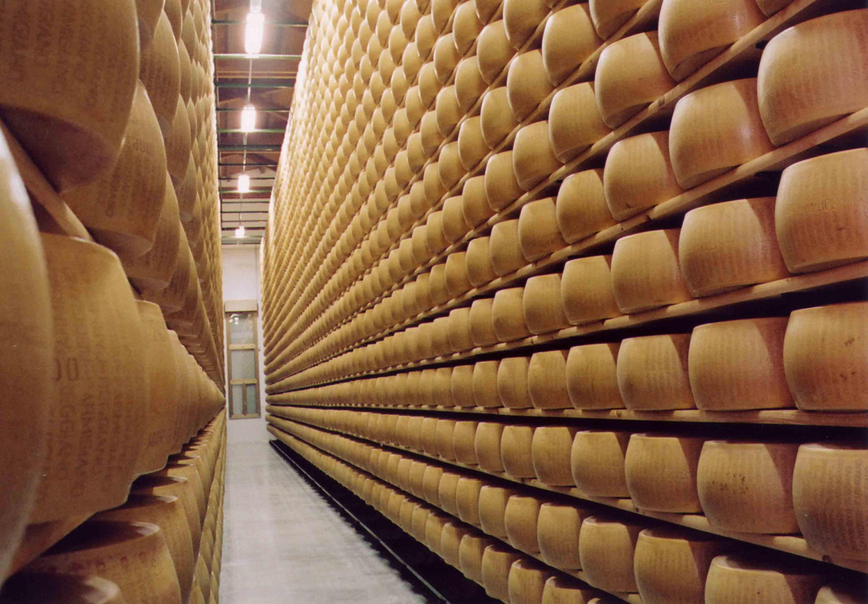 Cavriago, ruba forma di Parmigiano Reggiano: denunciato magazziniere