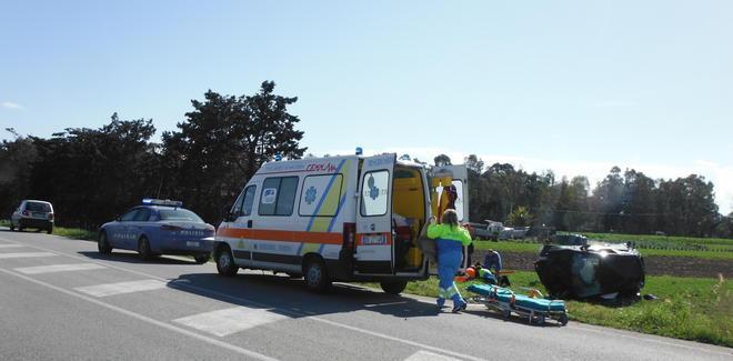 Grave nel fuori strada, soccorsa con l’elicottero 