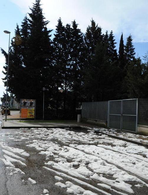 La grandine distrugge i raccolti 