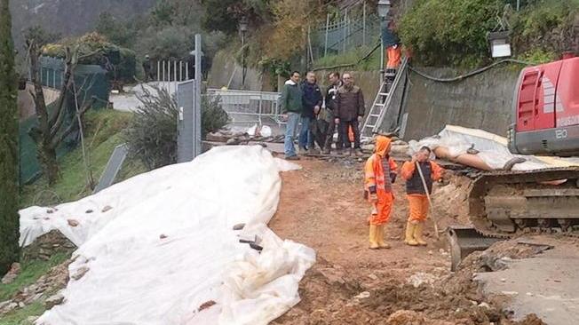 Una nuova frana crea allarme a Monte di Ripa