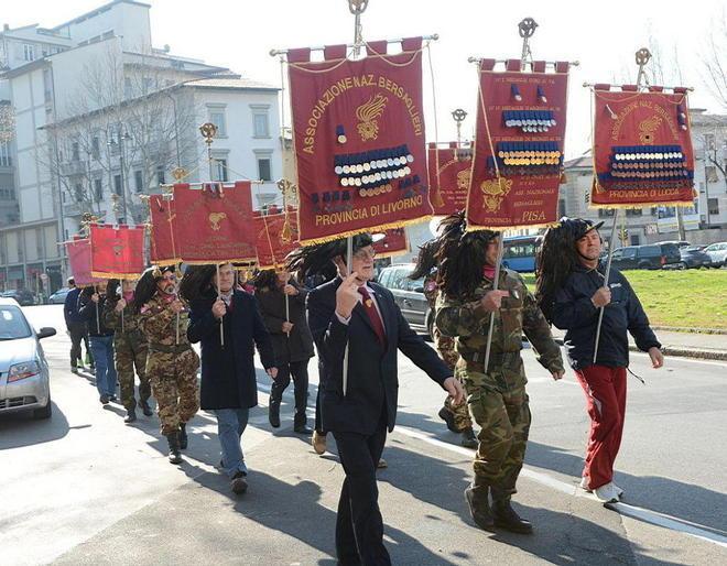 La fanfara dei bersaglieri per festeggiare l’unità d’Italia 