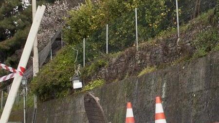 Un’altra frana sulle colline Adesso la pioggia fa paura