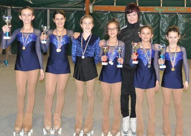 Pioggia di medaglie per le giovani atlete dell’Angel’s Skate
