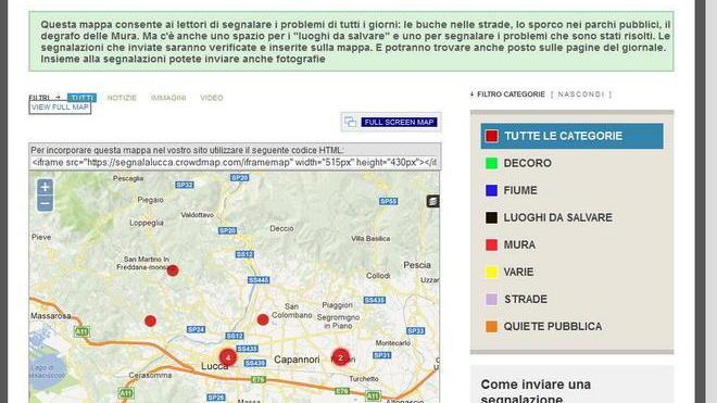 Una mappa interattiva di cosa non va