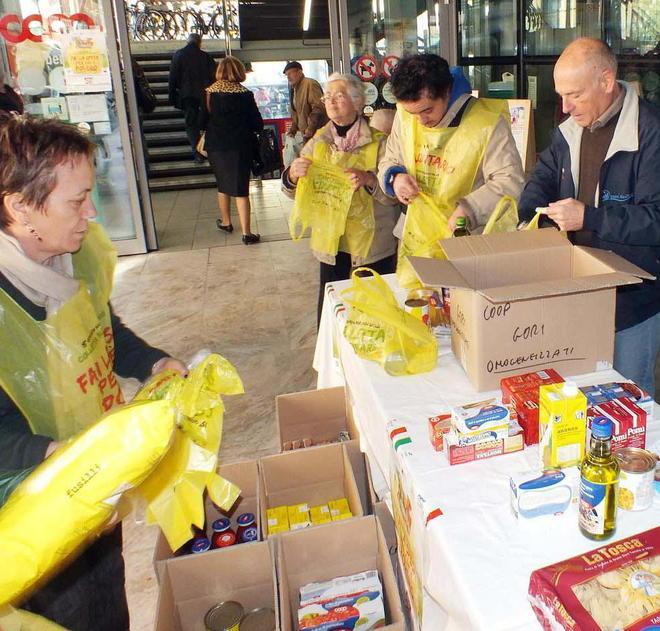 Famiglie in crisi Si fa la spesa gratis anche a Casalguidi 