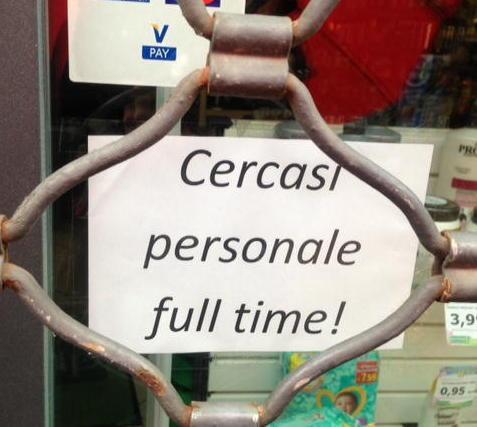 Ipersoap cerca personale nel negozio in via Fillungo 