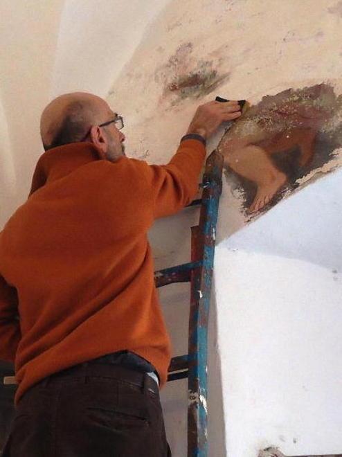 Antico affresco ritrovato all’Mcl 