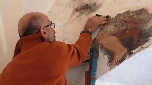 Antico affresco ritrovato all’Mcl