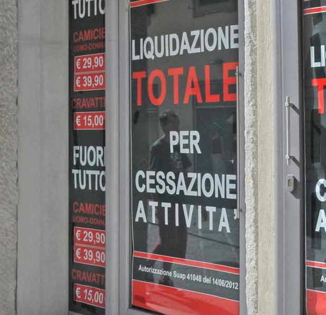 Entro fine anno chiuderanno 2 imprese su 100 