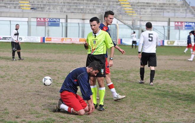 Cecina si ferma al palo con Campiglia Cinque legni per un 2-2 che sa di beffa