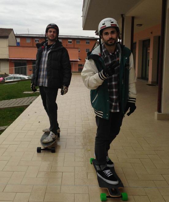 Da Seano in Galizia con lo skateboard 