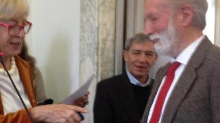 Luciano Corsini riceve la medaglia d’oro