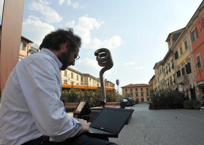 Ed ora una mappa dei locali wi-fi 