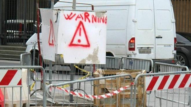 Il cartello improvvisato è “internazionale”