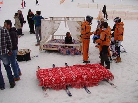 Giù per le piste a letto o a tavola 