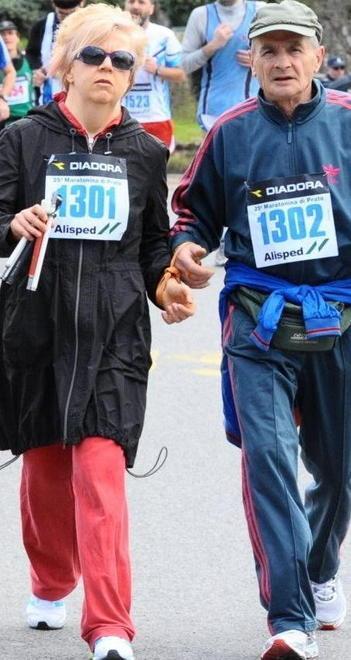 La Stracittadina di Silvia Pecchioli atleta non vedente 