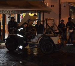 Ancora un incendio a Certaldo, va a fuoco una jeep 
