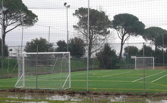 Il nuovo campo di calcio a 5 a San Giuliano
