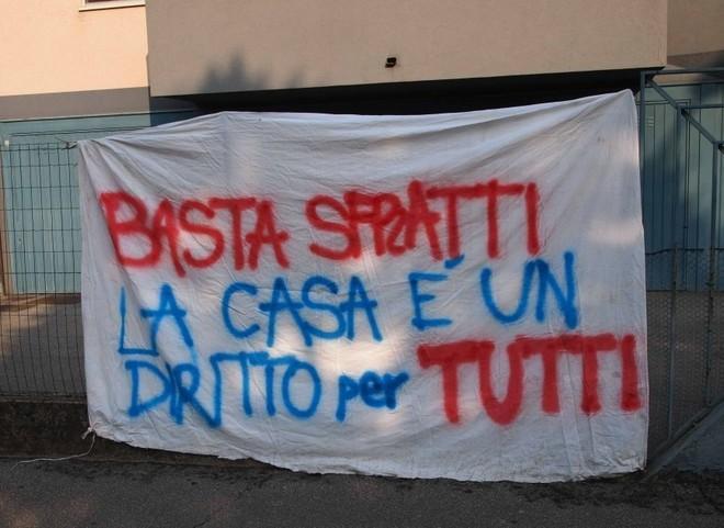 Sfratti, presidio e denunce in arrivo 