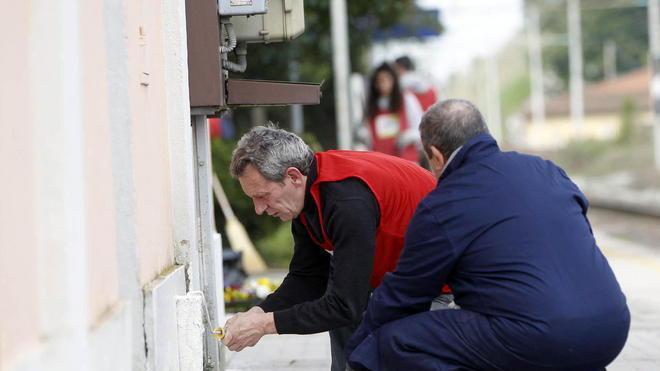 Buggiano: ripulita la stazione. Via rifiuti, erbacce e scritte sui muri