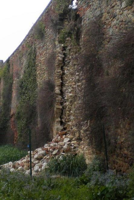 Un progetto per le Mura colpite dallo smottamento