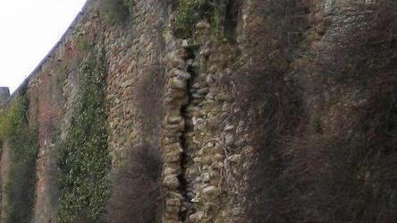 Un progetto per le Mura colpite dallo smottamento