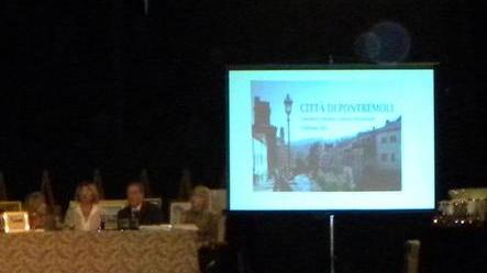 La cerimonia del concorso “Città di Pontremoli”