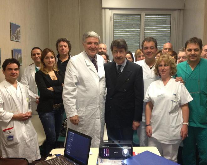 Il cardiologo Gheorghiade in visita al Campo di Marte 