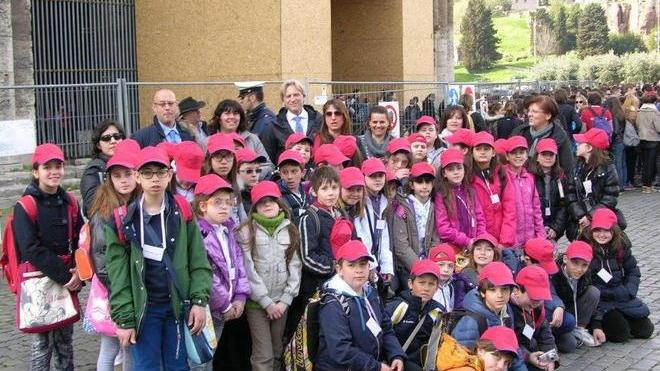 I bambini in gita tra i palazzi del potere