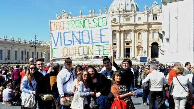 Da Vignole a tu per tu con Papa Francesco