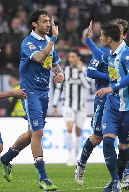 Cascione, un gran gol alla Juventus non basta al Pescara